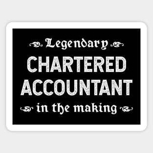 Legendary Chartered Accountant In The Making Sticker